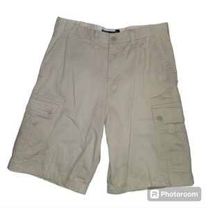Colorado Cargo Shorts Mens Size 32 Inseam 10" Beige High-Rise 100% Cotton